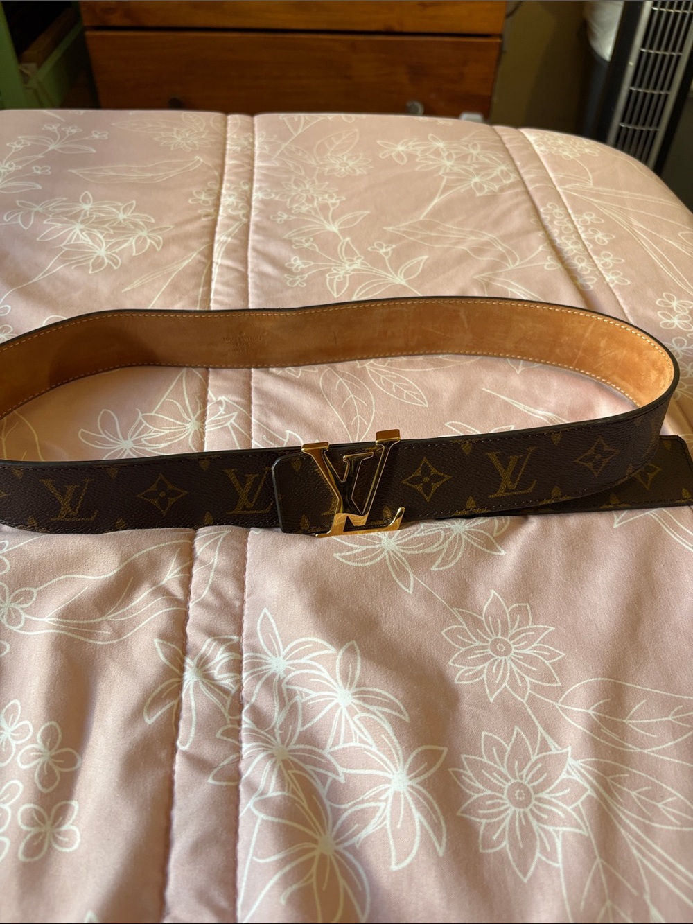 Louis Vuitton M9608 Logo Canvas Belt Size 90/36 - Picture 4 of 13